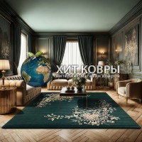 Китайский ковер 002013 Зеленый
